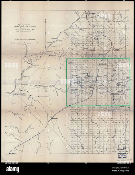 Civil War Maps 0771 Map Of Part Of Fulton Fayette And Campbell Counties