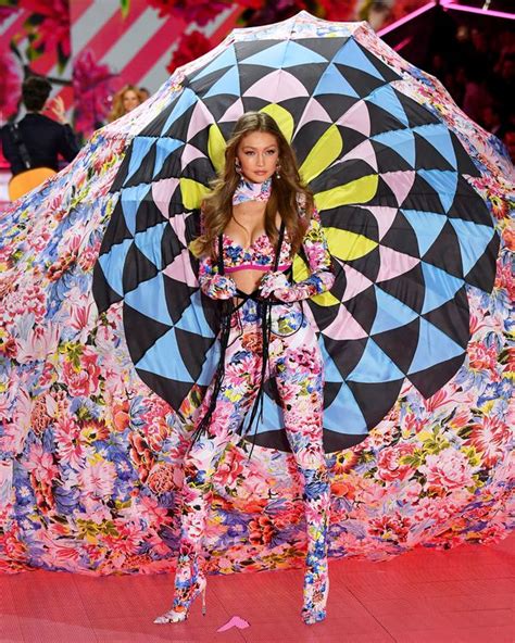 Gigi Hadid Wears Parachute At Victorias Secret Fashion Show
