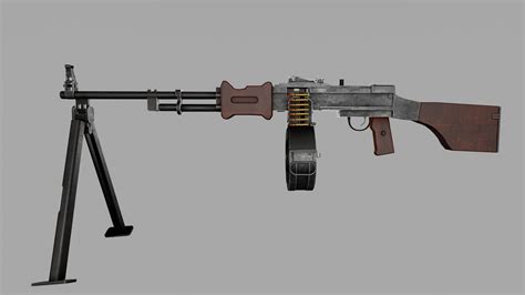 Rpd Light Machine Gun In Weapons Ue Marketplace
