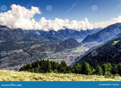 Valtellina Stock Image Image Of Peaks Forest Valtellina 26333433