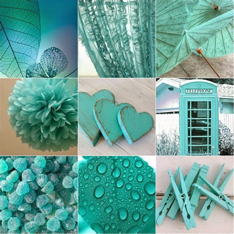 Turquoise Collage Color Collage Turquoise Color Shades Of Turquoise
