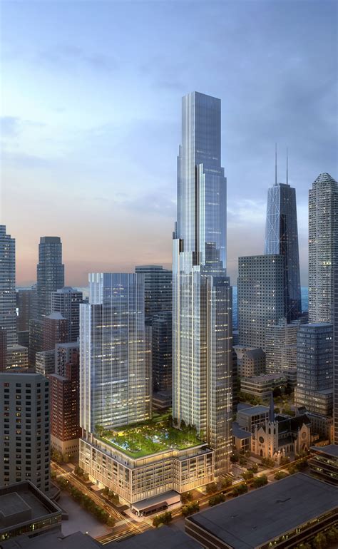 Supertall Skyscraper Revealed For Chicagos Holy Name Parking Lot