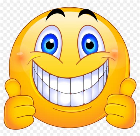 Emoticon Smile Thumbs Up Smile Emoji Free Transparent Png Clipart