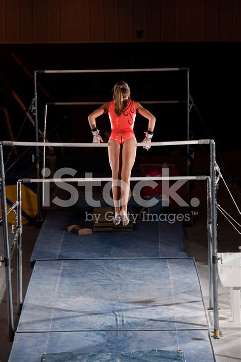 Girls Gymnastics Uneven Bars