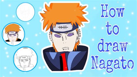 How To Draw Nagato Naruto Youtube