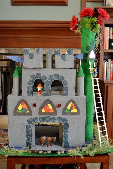 Brodys Recycled Cardboard Castle Fairy Tales Pinterest Cardboard
