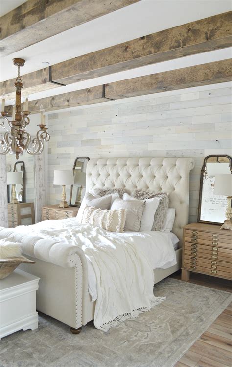Add some barn doors to your closets or bathroom using fake wood beams to frame out larger door frames could make the space more of a focal point and/or get rid of the starkness plain walls can bring. DIY Faux Wood Beams