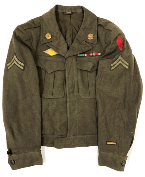 Battlefront Collectibles Ww2 Us Army 5th Division Ike Jacket Sold