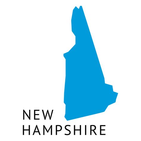 New Hampshire State Plain Map Transparent Png And Svg Vector File