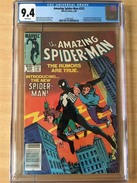Amazing Spider Man 252 1st Appearance Of Spider Mans Black Suit