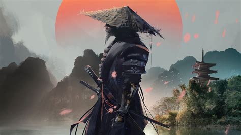 Fantasy Samurai 4k Ultra Hd Wallpaper Background Image 5120x2880