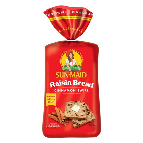 Sun Maid Cinnamon Swirl Raisin Bread Cinnamon Raisin Bread 16 Oz Loaf