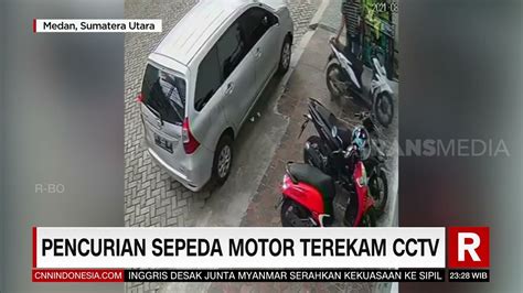 Pencuran Sepeda Motor Terekam Cctv Redaksi Malam 030821 Youtube