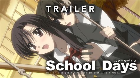 School Days Vol 1 Limited Edition Inkl Schuber Blu Ray Anime Blu