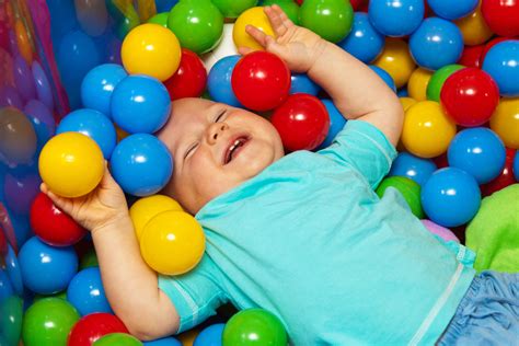 Baby With Play Balls Free Stock Photo Public Domain Pictures