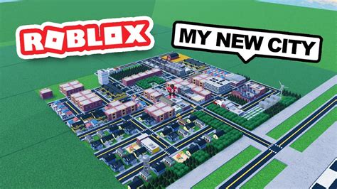 Building A New City In Roblox Mini Cities 미니 시티 새로운 업데이트