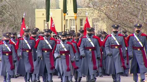 Vmi Cadets Prepare For March At Inauguration Youtube