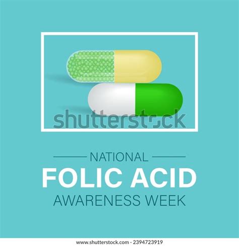 National Folic Acid Awareness Week Vector Stock Vector Royalty Free 2394723919 Shutterstock