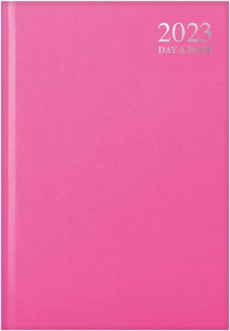 Premium Quality A4 Day To Page Diary 2023 Hardback Casebound Cover