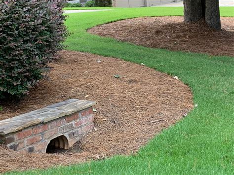 Classic Simplicity In Brick Landscaping Entrance Driveway Culvert