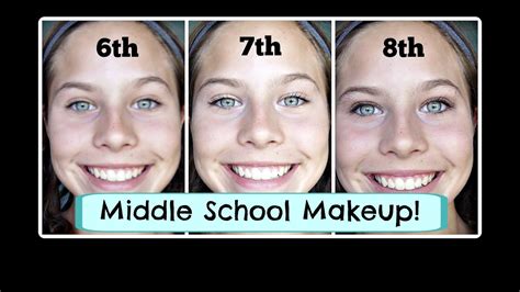 Middle School Makeup Tutorial 6th 7th And 8th Grade Youtube