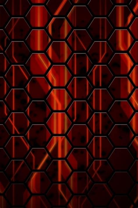 Free Download Red Galaxy Wallpaper Iphone Abstract Black And Red Cubes