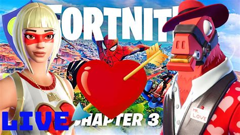🔴live Spreading The Love With New Valentines Day Skins Fortnite