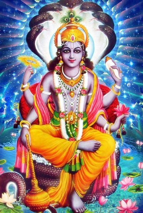 Shri Narayan Lord Vishnu Hindu Deities Vishnu