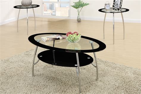 ( 3.4 ) out of 5 stars 59 ratings , based on 59 reviews current price $152.57 $ 152. 3 Piece Coffee Table Set with Black Glass and Metal Legging