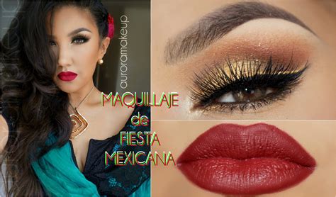 mexican themed makeup look