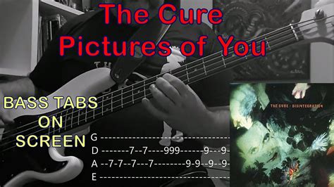 The Cure Pictures Of You Basscover With Tabs Youtube