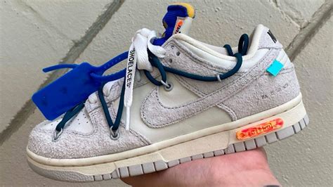 Luxury Details Feature On The Off White X Nike Dunk Low The 50 1650