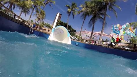 Hd Insano Water Slide Reverse Pov At Beach Park Fortaleza Brazil Youtube