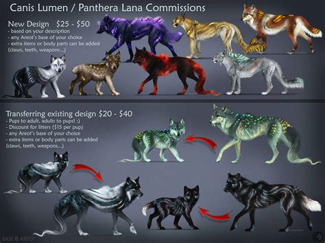 Open Canis Lumen Commission Info By Khaliaart On Deviantart