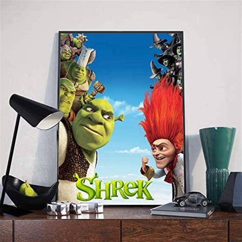 Shrek Wall Poster Shrek Print Shrek Design Wall Art Shrek