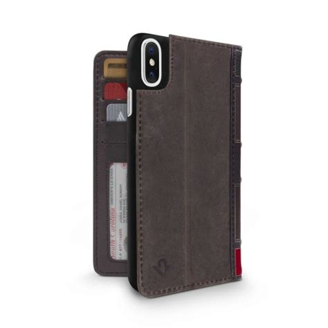 Twelve South Bookbook For Iphone X Brown Leather Citymac