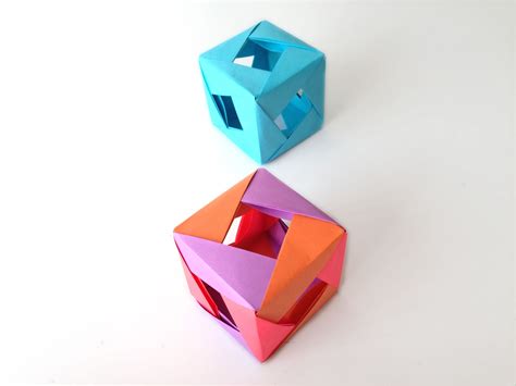 Como Hacer Un Cubo De Papel De 12 Piezas Como Hacer Un Cubo Sobres