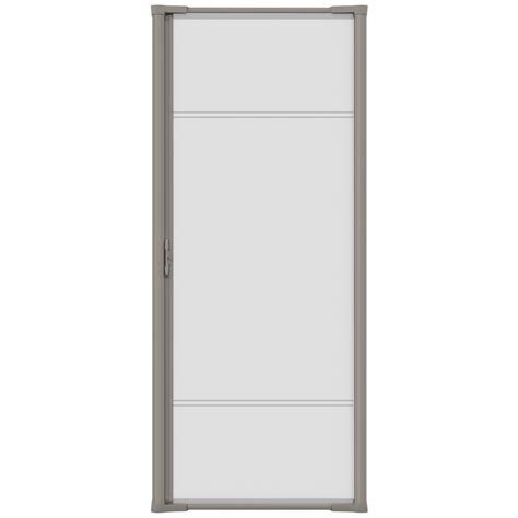 Unbranded 36 In X 79 In Brisa White Short Retractable Screen Door