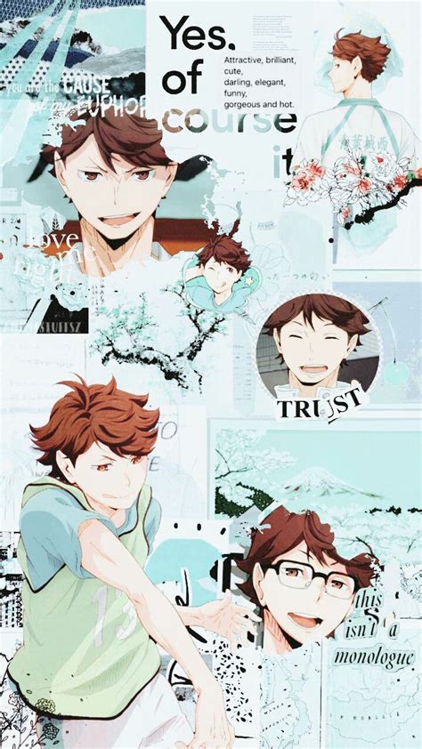 Planos de fundo de anime créditos a: #Oikawa Tooru | Haikyuu wallpaper, Cute anime wallpaper ...