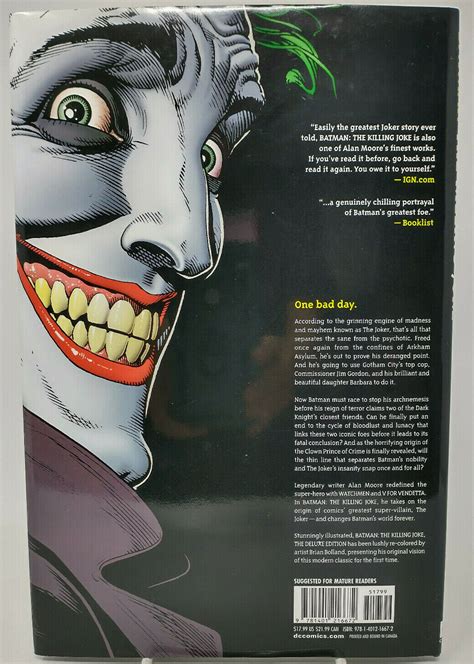 Batman The Killing Joke Deluxe Edition By Alan Moore And Brian Bolland