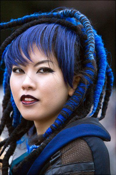 Japanesegirls Dyed Hair Blue Hair Dye Tips Japanese