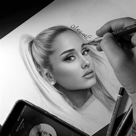 Celebrities Drawn In Realistic Portraits Realistic Drawings