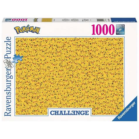 Puzzle Ravensburger Pokémon Challenge Puzzle Pikachu 1000 Pièces