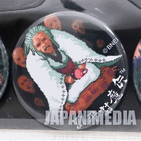 Namco Button Badge Pins 3pc Set Genpei Toma Den Japan Nes Famicom