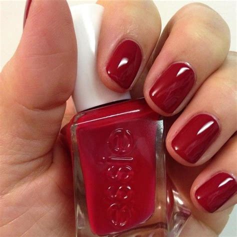 Drop The Gown Longwear Gel Couture Essie Essie Gel Couture Red Gel