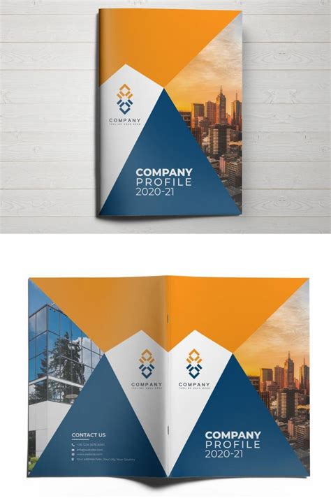 Free Company Profile Cover Templates Psd Download For Photoshop Design