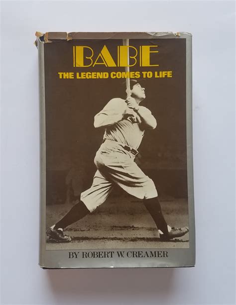 vintage hardcover babe ruth biography etsy