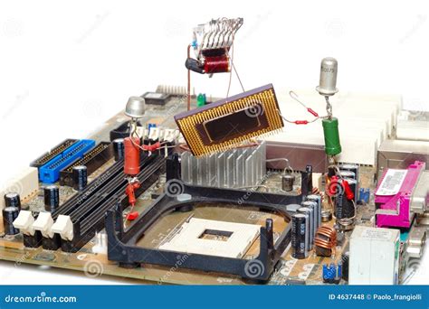 Computer Repair Or Upgrade Stock Photo Image Of Computer 4637448