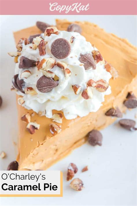 Ocharleys Caramel Pie Copykat Recipes