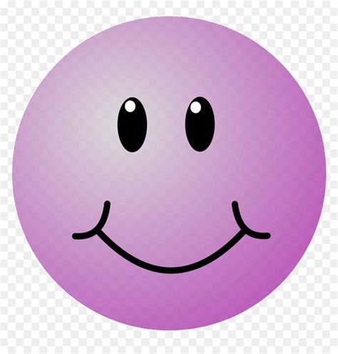 Purple Smiley Face Svg Clip Arts Pink Smiley Face Cartoon Hd Png